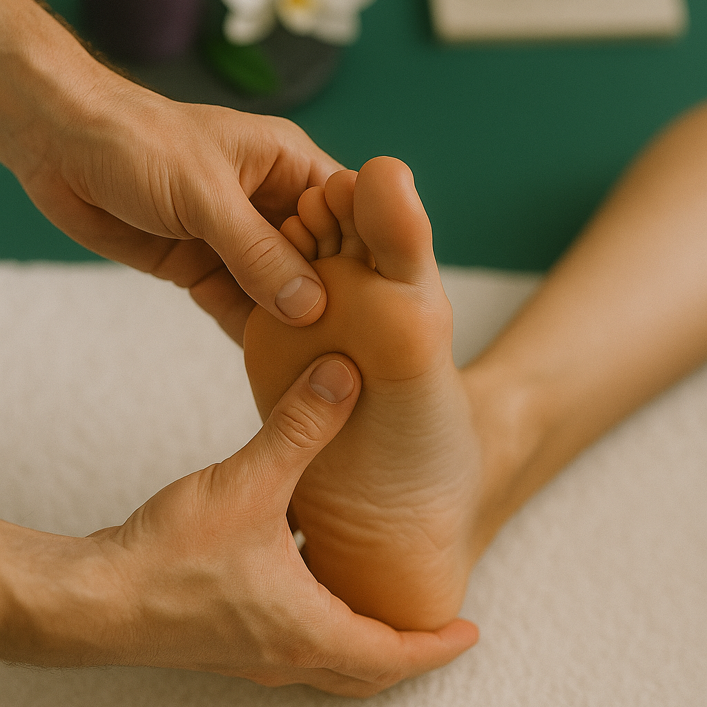 Reflexzónás talpmasszázs